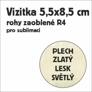 Vizitka AL 55x85mm-zl.lesk.sv